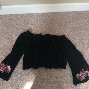 off the shoulder long sleeve